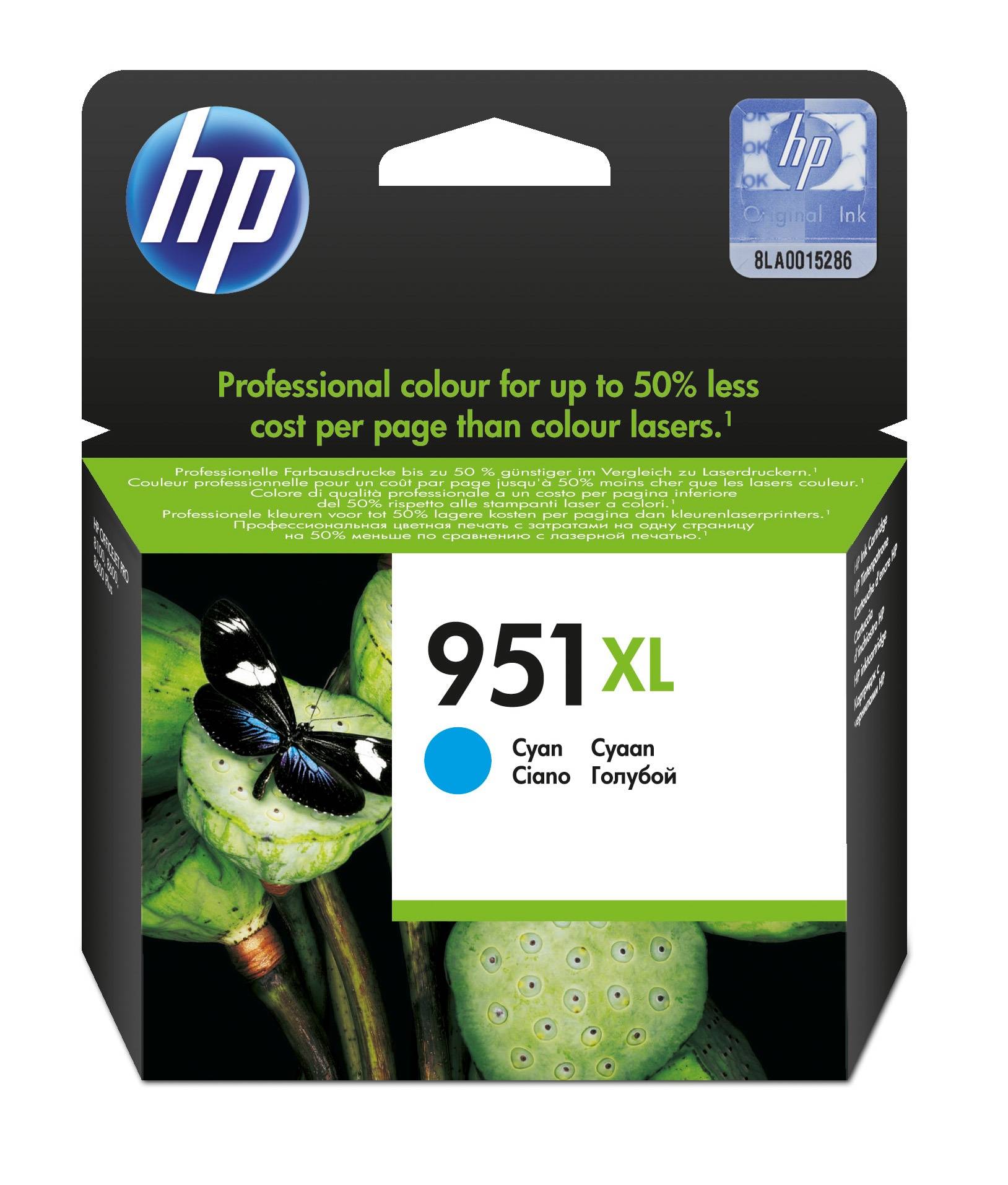 Rca Informatique - Image du produit : INK CARTRIDGE NO 951 XL CYAN DE/FR/BE/NL/UK/IT/SE