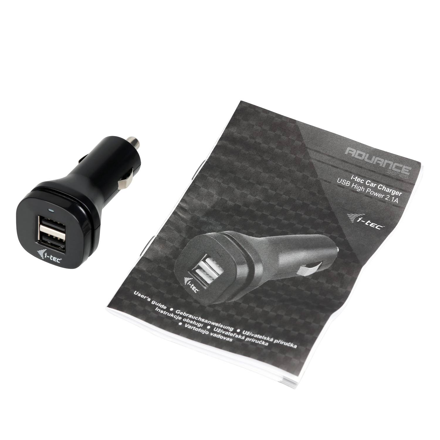 Rca Informatique - image du produit : I-TEC CAR DUAL CHARGING ADAPTER 2X USB 2.1 A