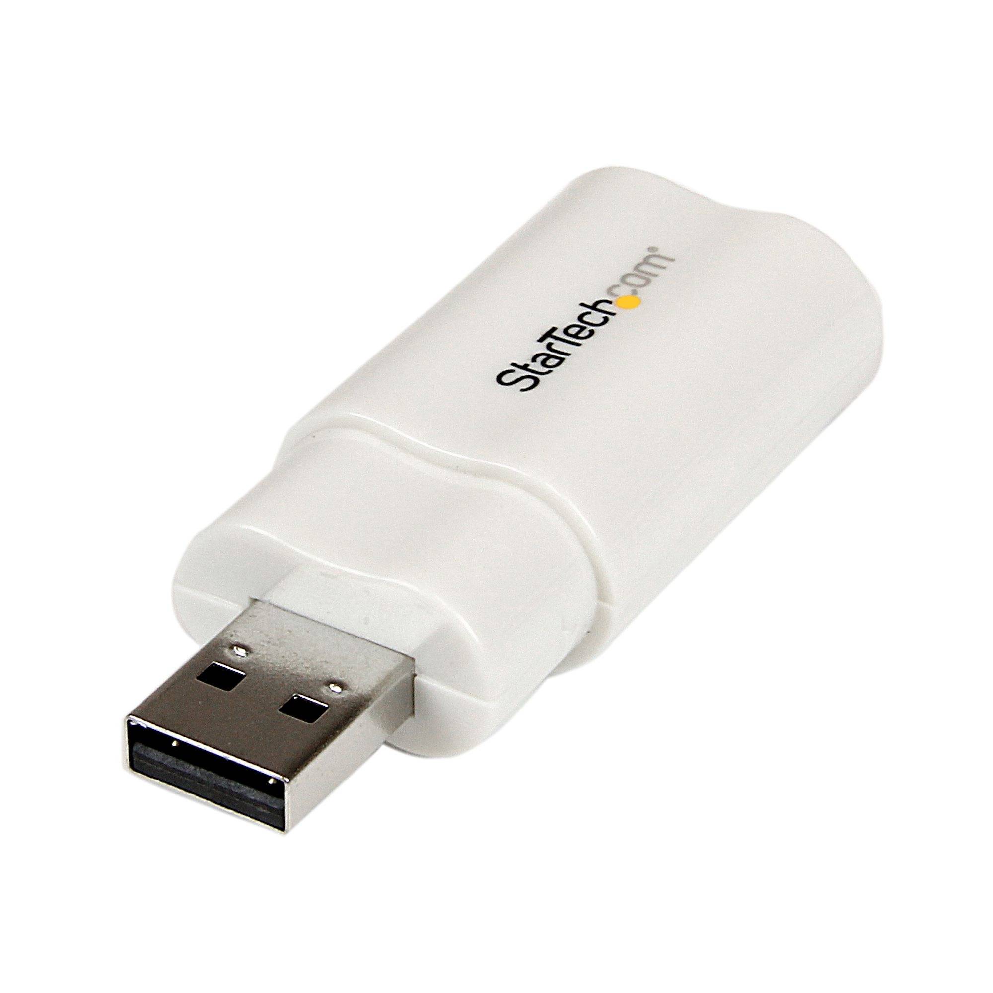 Rca Informatique - image du produit : ADAPTATEUR CARTE SON USB VERS AUDIO STEREO