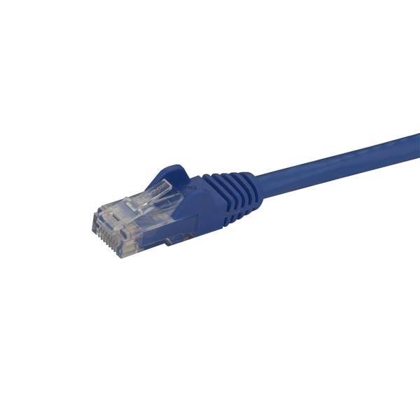 Rca Informatique - image du produit : CABLE RESEAU CAT6 GIGABIT UTP SANS CROCHET DE 5M - BLEU