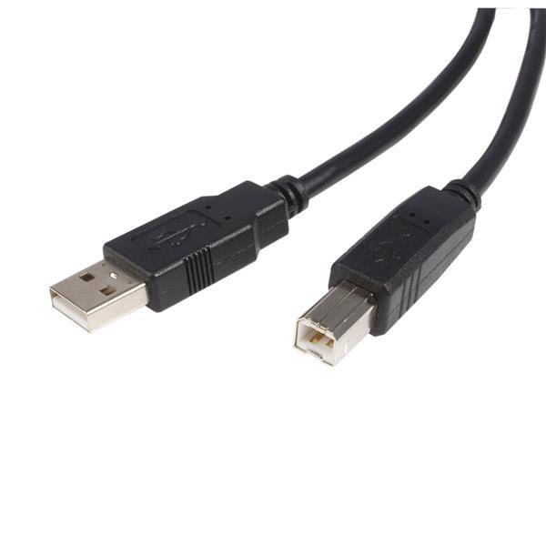 Rca Informatique - Image du produit : 1FT USB 2.0 A TO B CABLE M/M