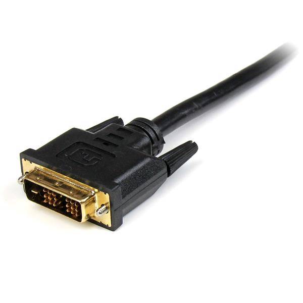 Rca Informatique - image du produit : CORDON HDMI TO DVI-D 50CM CABLE ADAPTER HDMI DVI - M/M