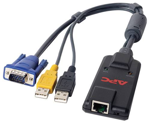 Rca Informatique - Image du produit : APC KVM 2G SERVER MODULE USB WITH VIRTUAL MEDIA AND CAC I