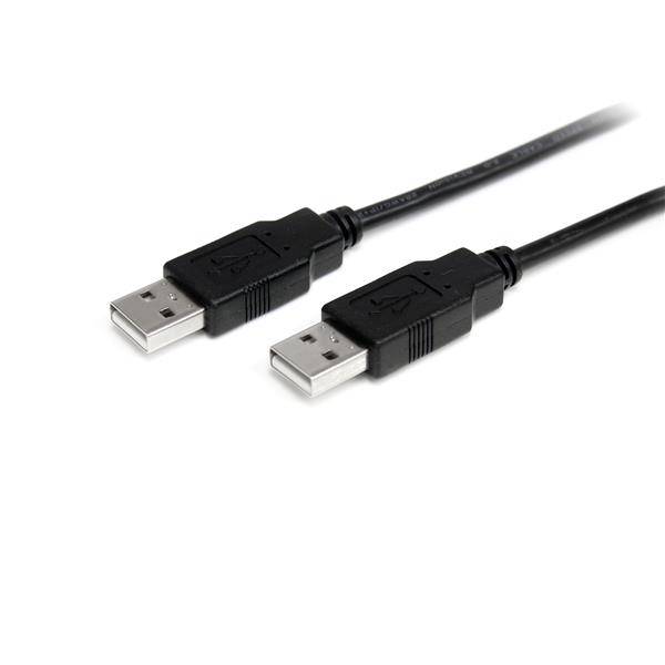 Rca Informatique - image du produit : CABLE USB 2.0 A VERS A DE 2 M - M/M