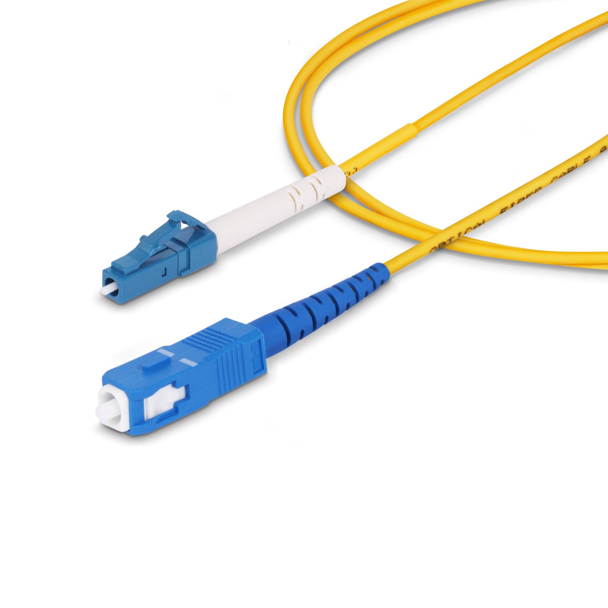 Rca Informatique - image du produit : LC/LC SINGLE MODE FIBER CABLE OS2/UPC/SIMPLEX/LSZH