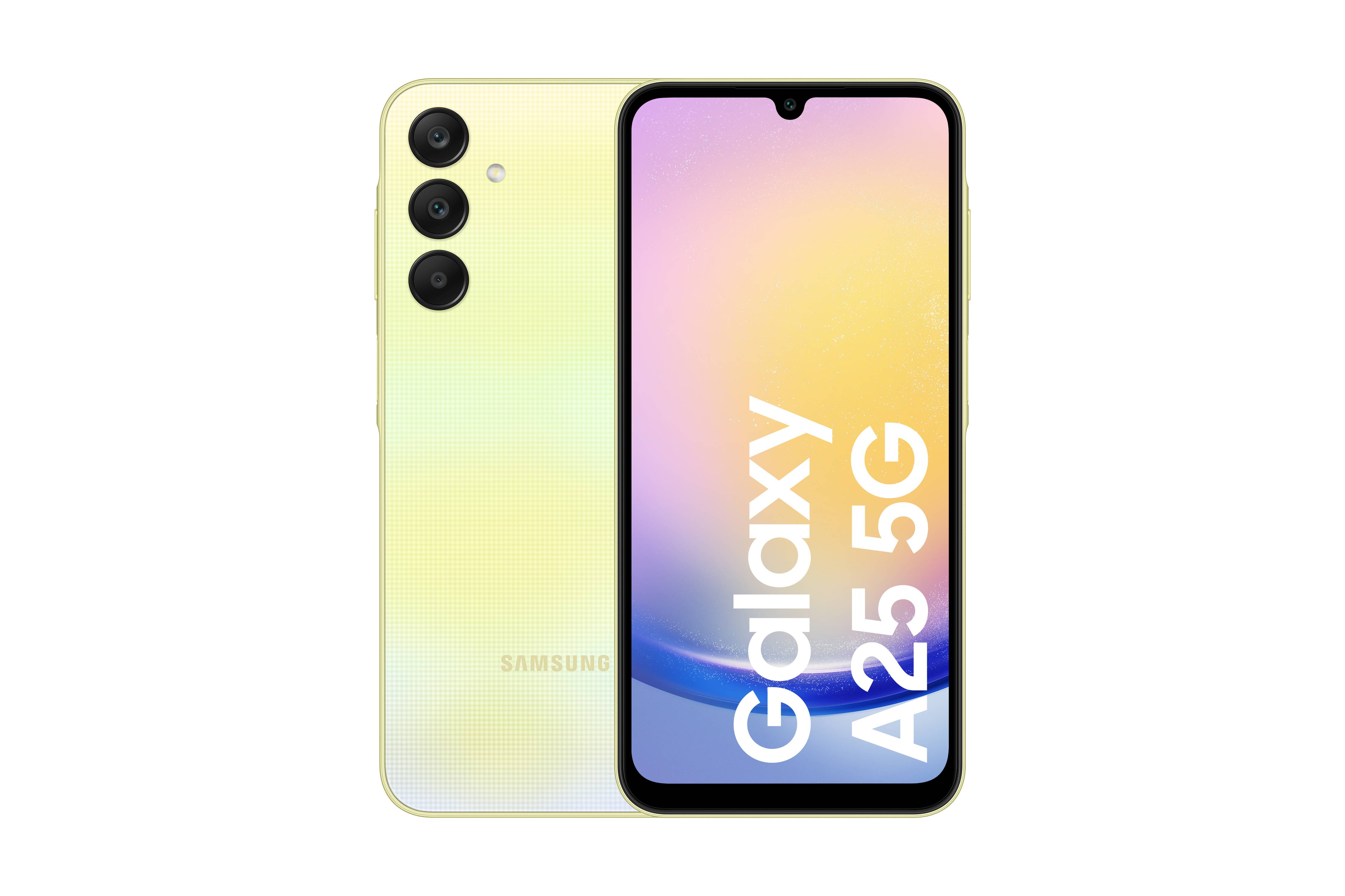 Rca Informatique - image du produit : SAMSUNG GALAXY A25 5G 128GB YELLOW 6.44IN ANDROID 14 USB TYP