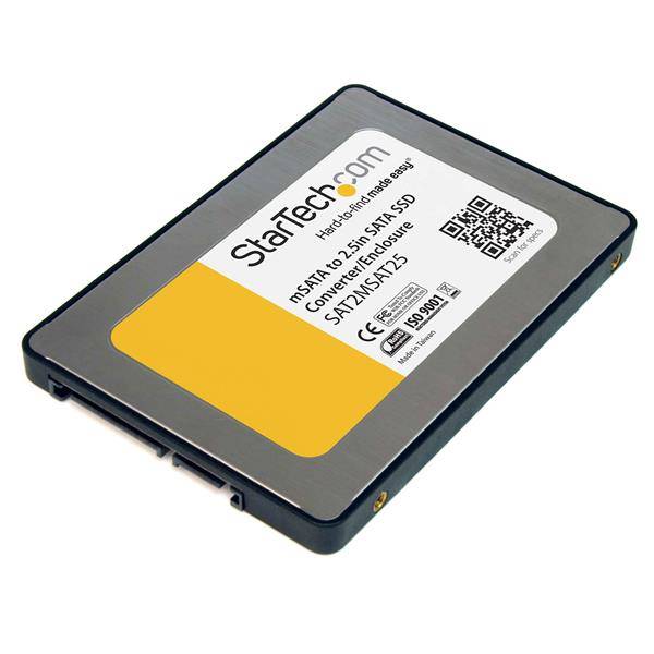 Rca Informatique - image du produit : BOTIER ADAPTATEUR SSD SATA VERS MINI SATA 25IN