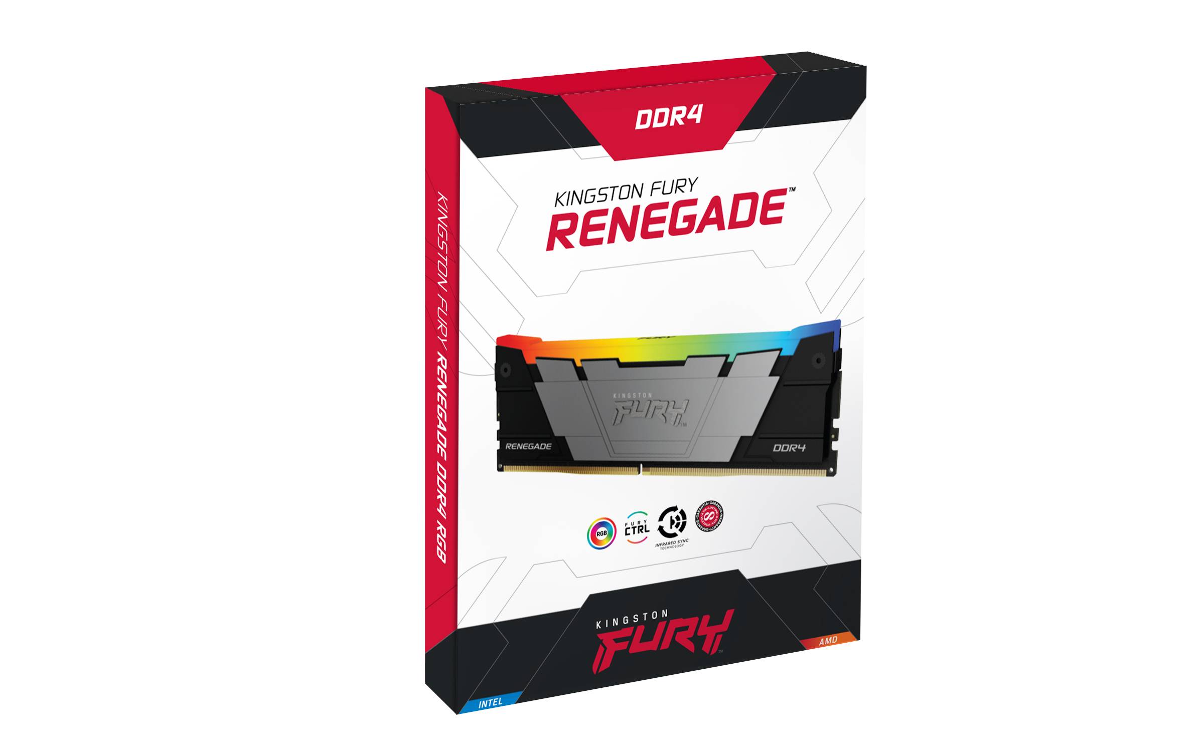 Rca Informatique - image du produit : 16GBDDR4-4000MT/S CL19DIMM (KIT OF 2)FURYRENEGADERGB