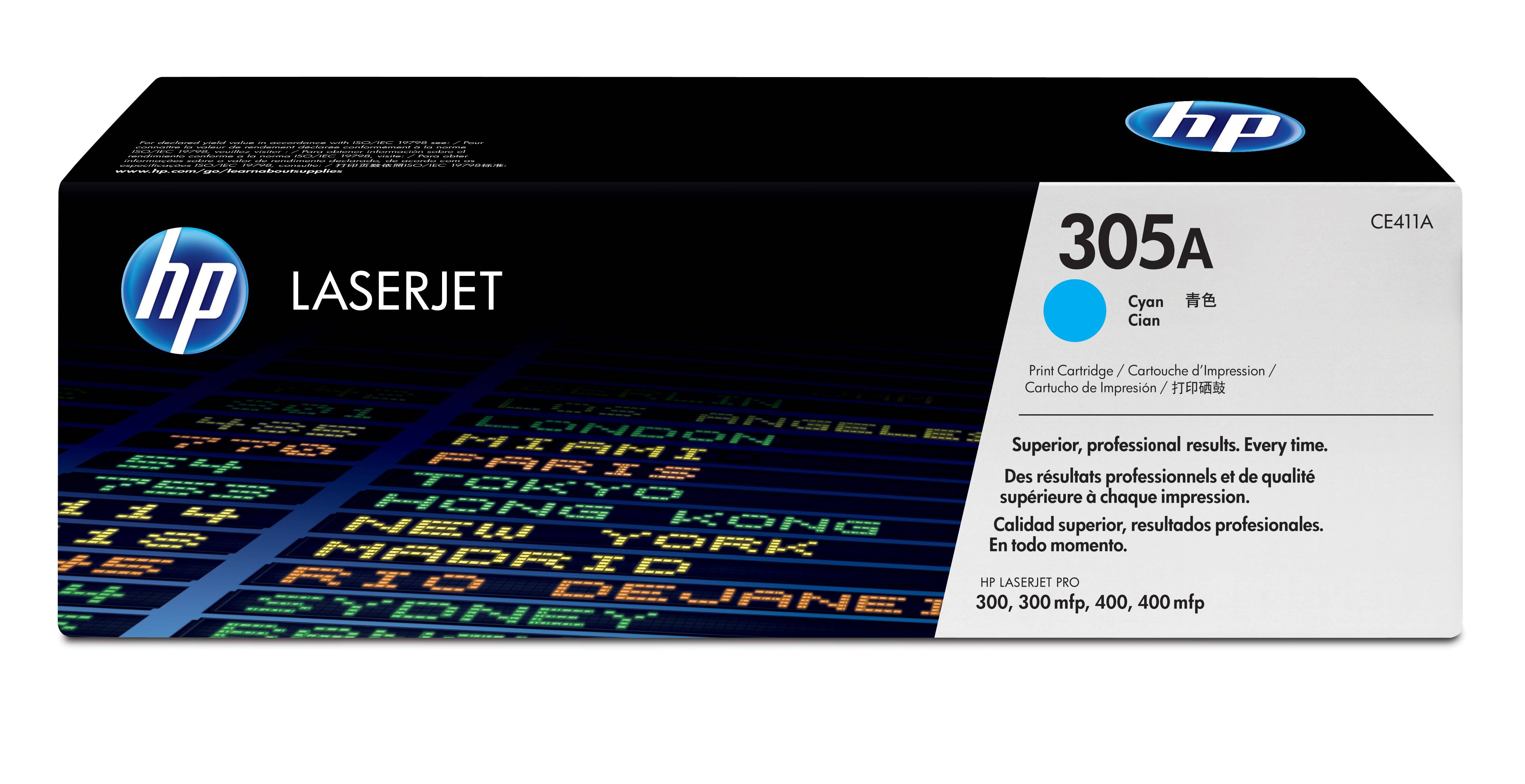 Rca Informatique - Image du produit : TONER CARTRIDGE 305A CYAN CYAN LASERJET