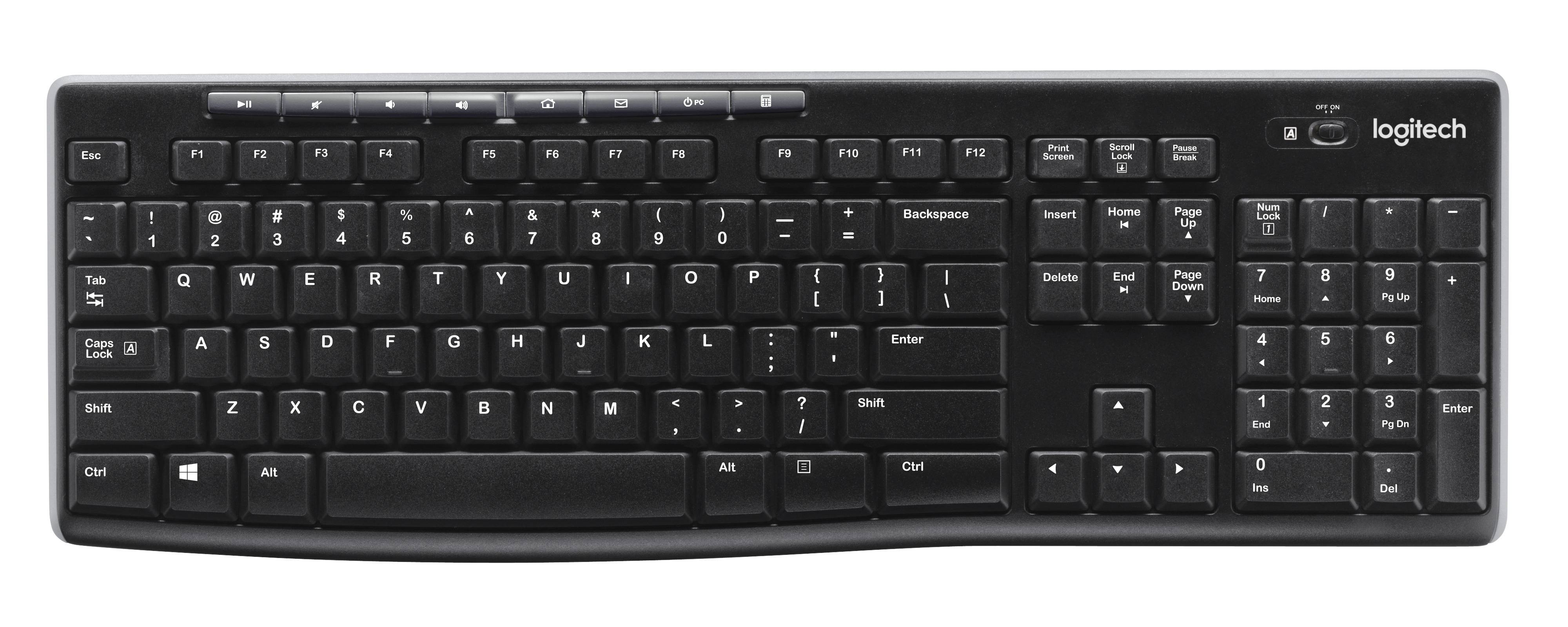 Rca Informatique - Image du produit : WIRELESS KEYBOARD K270 GR