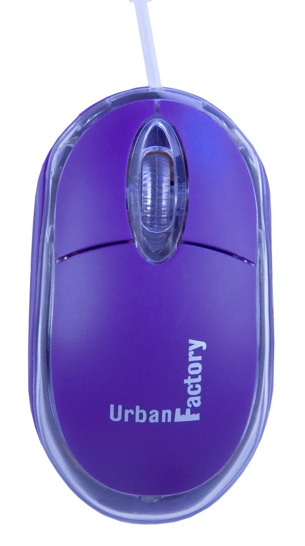 Rca Informatique - Image du produit : CRISTAL MOUSE PURPLE MINI WIRED OPTICAL MOUSE