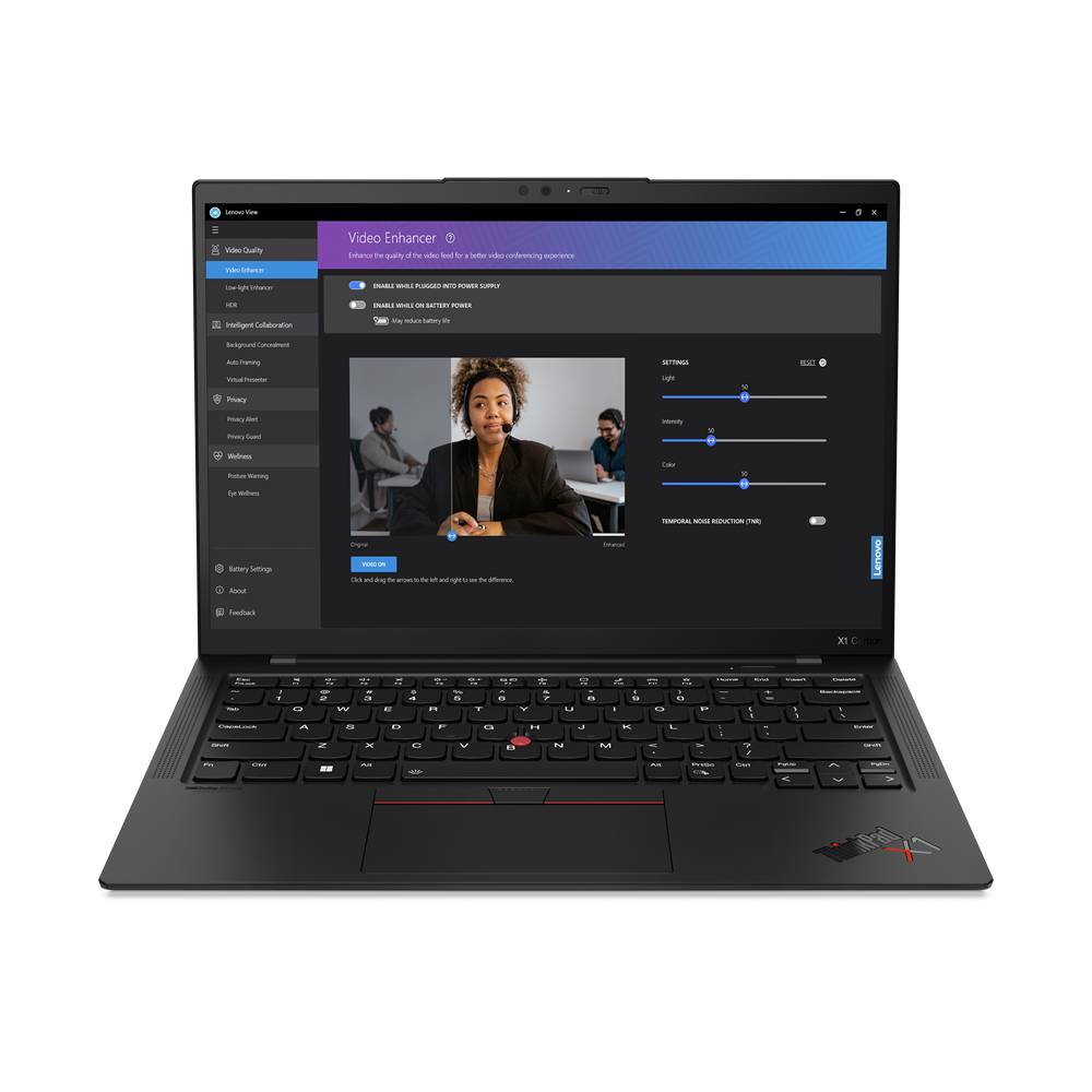 Rca Informatique - image du produit : THINKPAD X1 CARBON G11 I7-1355U 14IN 16GB 512GB W11PRO THINKRED