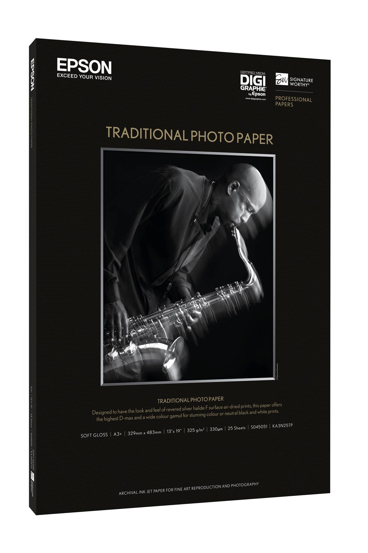 Rca Informatique - image du produit : TRADITIONAL PHOTO PAPER A2 25SHEET