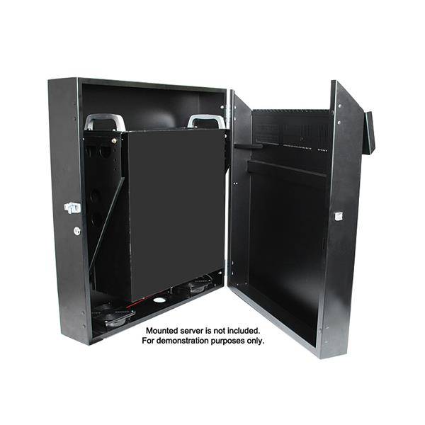 Rca Informatique - image du produit : RACK SERVEUR 4U A FIXATION MURALE HORIZONTALE SECURITAIRE