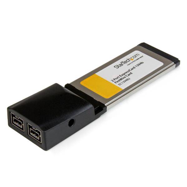 Rca Informatique - Image du produit : CARTE ADAPTATEUR EXPRESSCARD/34 VERS 2 PORTS FIREWIRE800 1394B