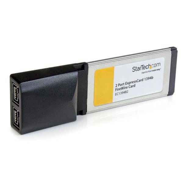 Rca Informatique - image du produit : CARTE ADAPTATEUR EXPRESSCARD/34 VERS 2 PORTS FIREWIRE800 1394B