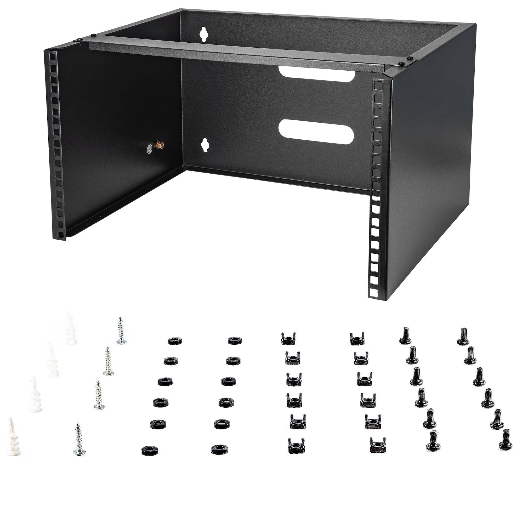 Rca Informatique - image du produit : 6U 12IN DEEP WALL MOUNTING BRACKET FOR PATCH PANEL