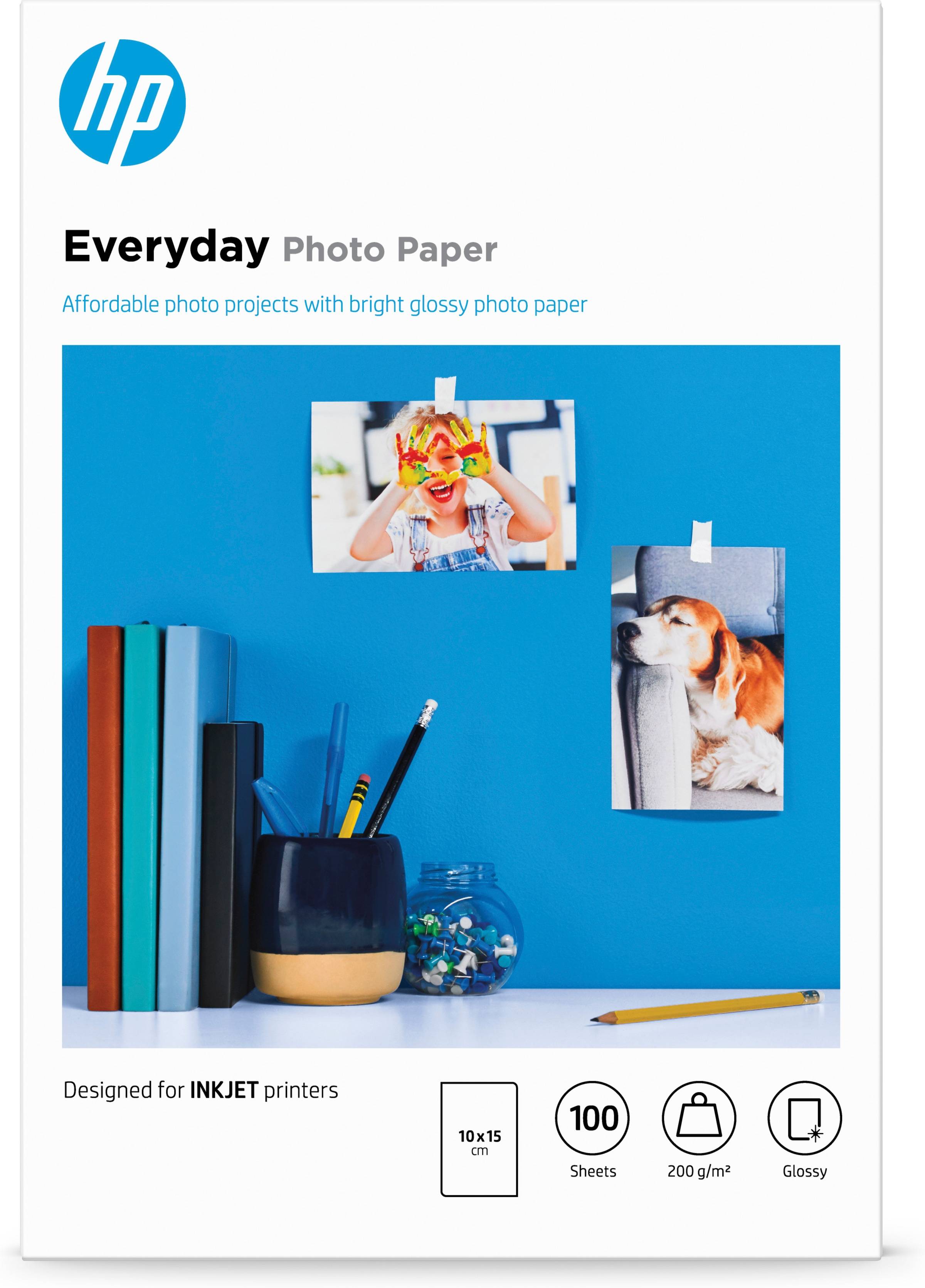 Rca Informatique - Image du produit : EVERYDAY GLOSSY PHOTO PAPER 100 SHT / 10 X 15 CM