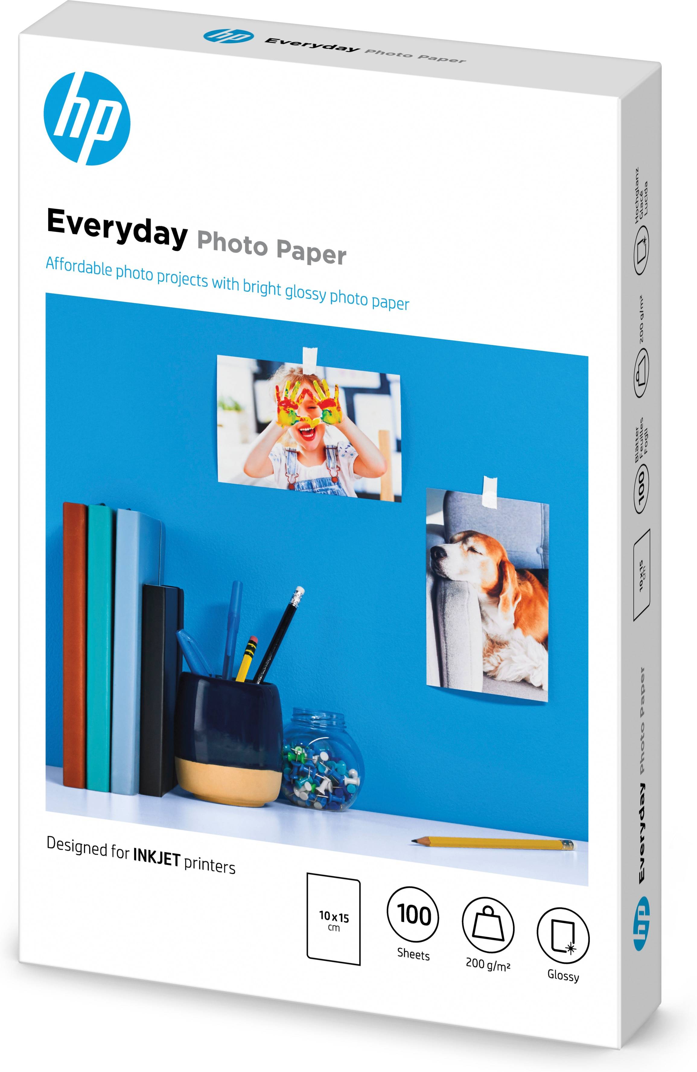 Rca Informatique - image du produit : EVERYDAY GLOSSY PHOTO PAPER 100 SHT / 10 X 15 CM