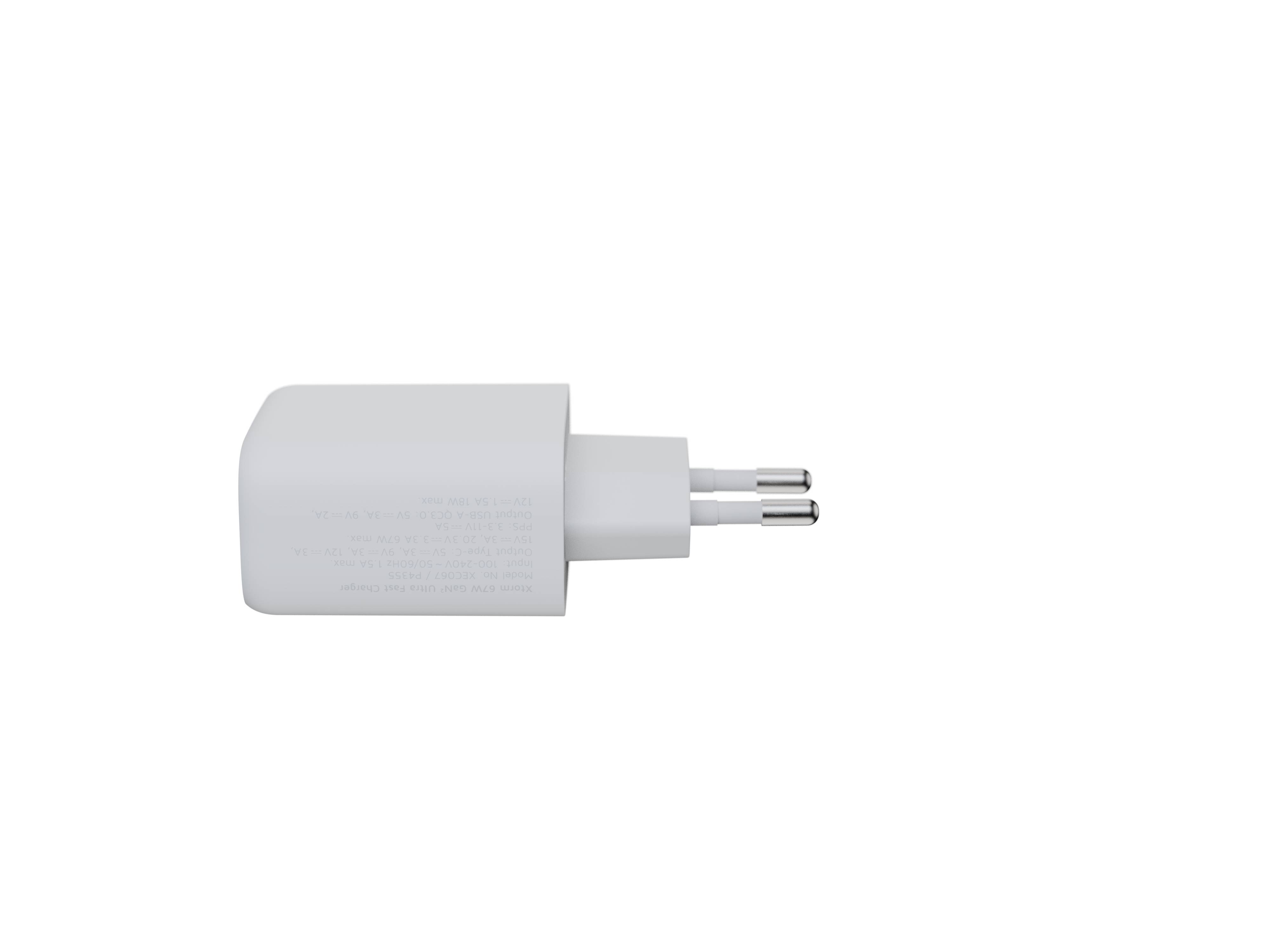 Rca Informatique - image du produit : WALL CHARGER GAN2 67W XTORM - WHITE