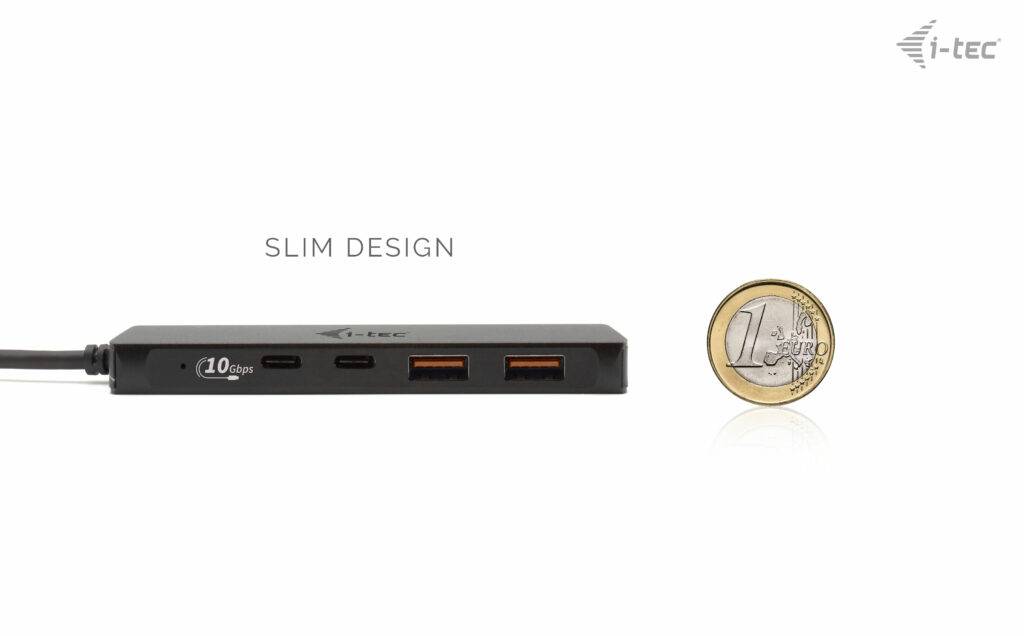 Rca Informatique - image du produit : I-TEC USB-C HUB 2+2X USB-C/A USB-C METAL HUB 2XUSB-C 2XUSB-A