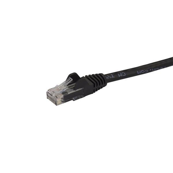 Rca Informatique - image du produit : CABLE PATCH CAT6 RJ45 GIGABIT UTP DE 10M - NOIR