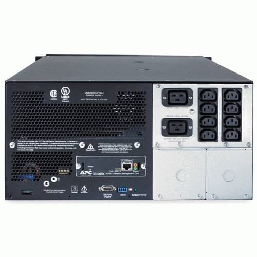 Rca Informatique - image du produit : SMART-UPS 5000VA 5U RM 19IN W/ SHUTDOWN SOFTWARE/USB/SER IN