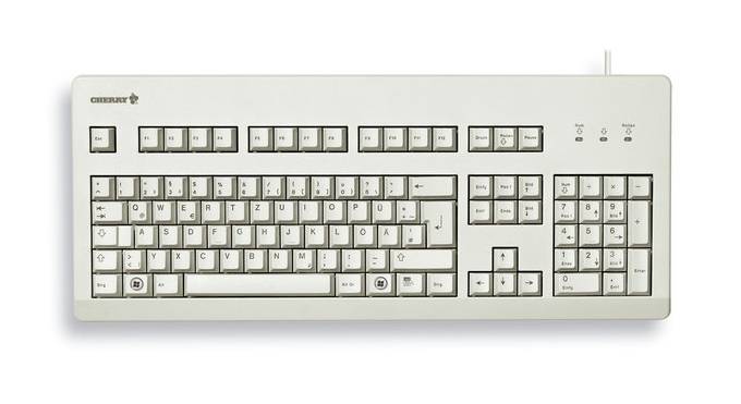 Rca Informatique - Image du produit : KEYBOARD G80-3000 USB PS/2 LIGHT GREY SPANISH LAYOUT