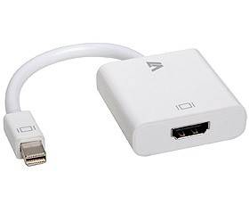 Rca Informatique - image du produit : MINI DP TO HDMI ADAPTER WHITE MINI DP TO HDMI ADPTR 1080P FHD