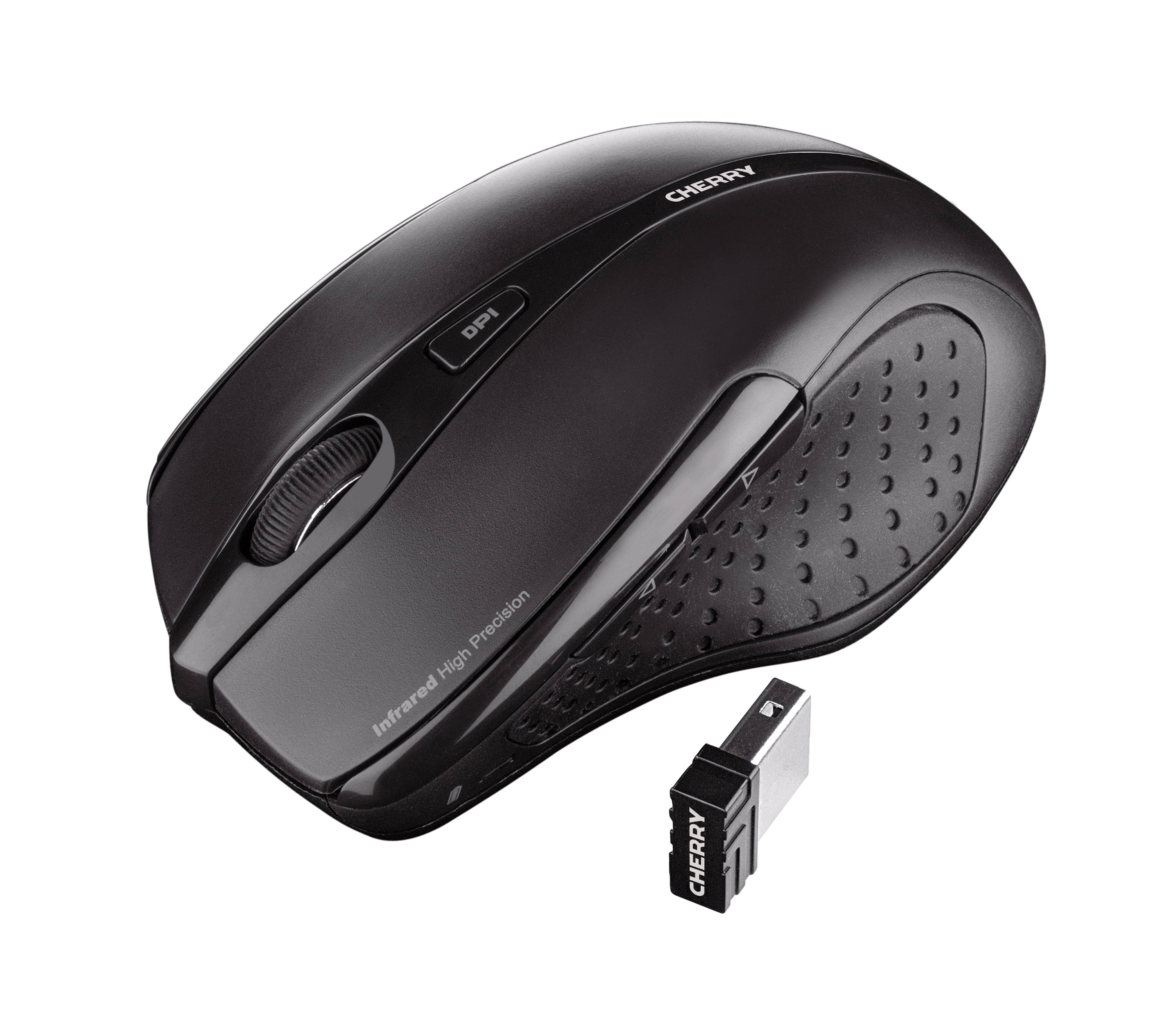 Rca Informatique - image du produit : OPTICAL INFRARED WIRELESS MOUSE 5BTN 2.4 GHZ DPI 1750