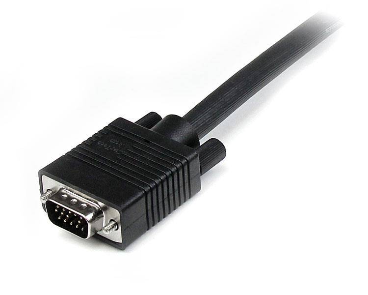 Rca Informatique - image du produit : 1M COAX HIGH RESOLUTION MONITOR VGA CABLE - HD15 M/M