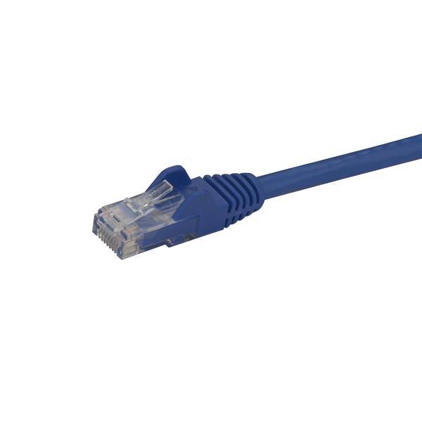 Rca Informatique - image du produit : CABLE RESEAU PATCH GIGABIT CAT6 UTP RJ45 BLEU SANS CROCHET 10M