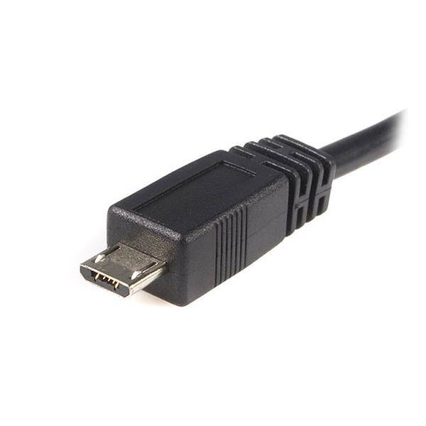 Rca Informatique - image du produit : 0.5M MICRO USB CABLE A TO MICRO B