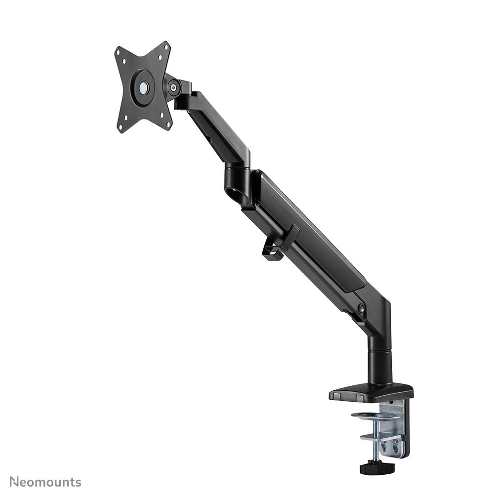 Rca Informatique - image du produit : NEWSTAR DESK MOUNT ULTRA FLAT (CLAMP/GROMMET) BLACK 17-27IN