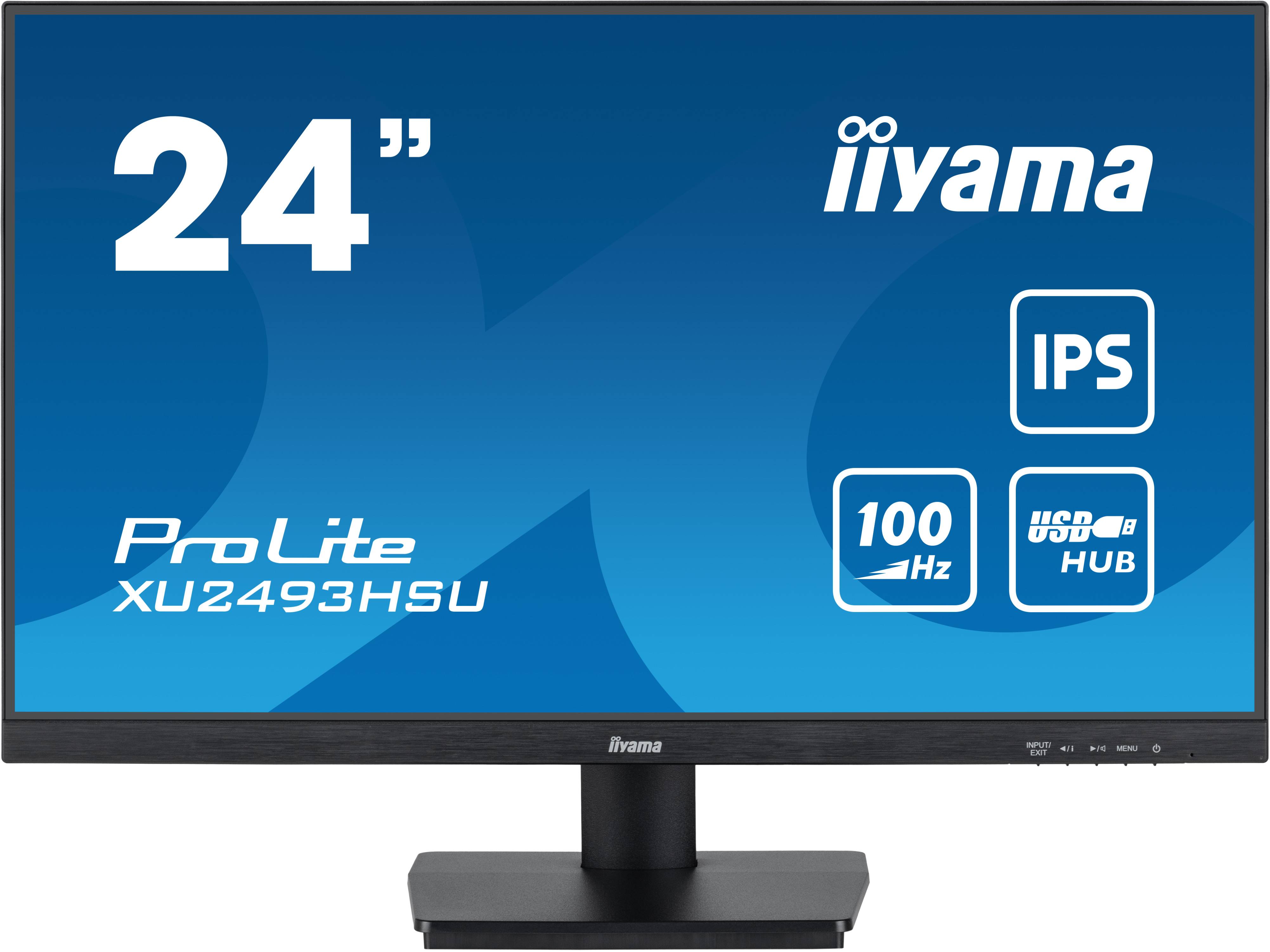 Rca Informatique - Image du produit : XU2493HSU-B6 23.8IN IPS FHD 250CD/HDMI/DP/2USB HUB