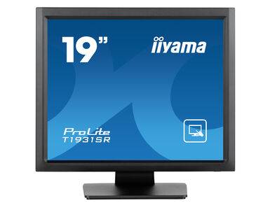 Rca Informatique - image du produit : T1931SR-B1S 19IN RESIST TOUCH IPS/HD/250CD/HDMI/DP/VGA