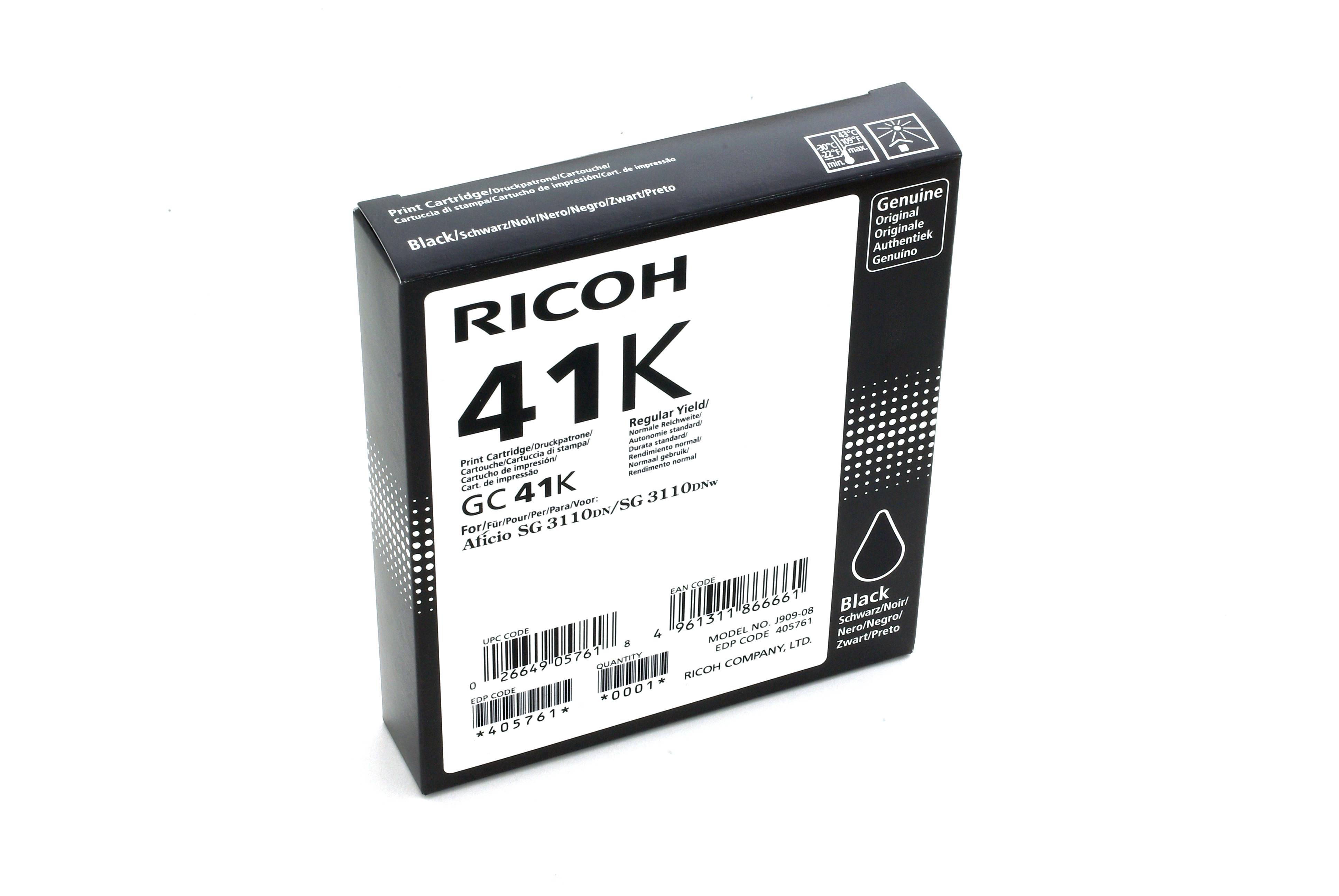 Rca Informatique - Image du produit : GEL REGULAR BLACK RICOH 2.14K .