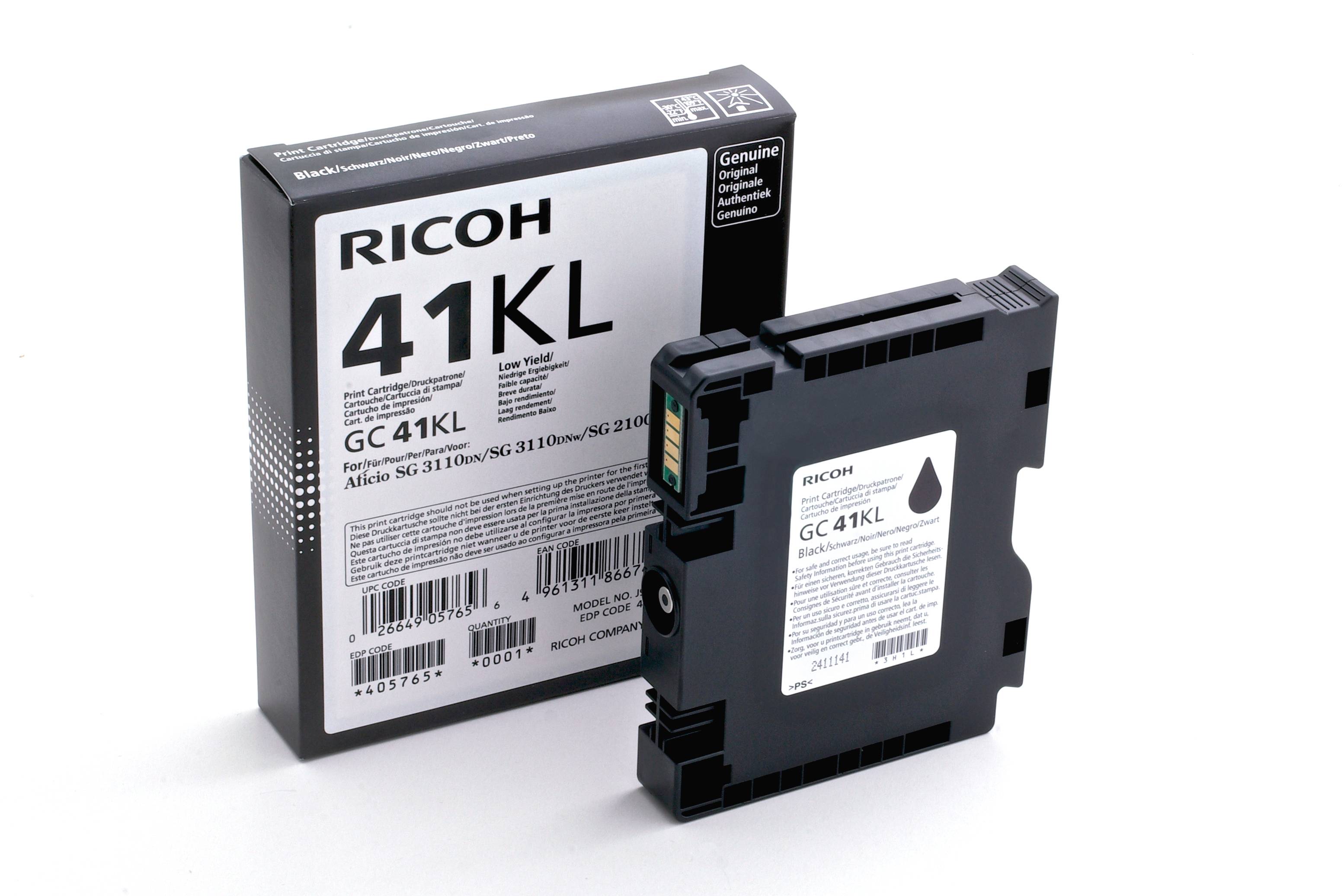 Rca Informatique - Image du produit : LOW YIELD GEL CART. BLACK RICOH 0.51K