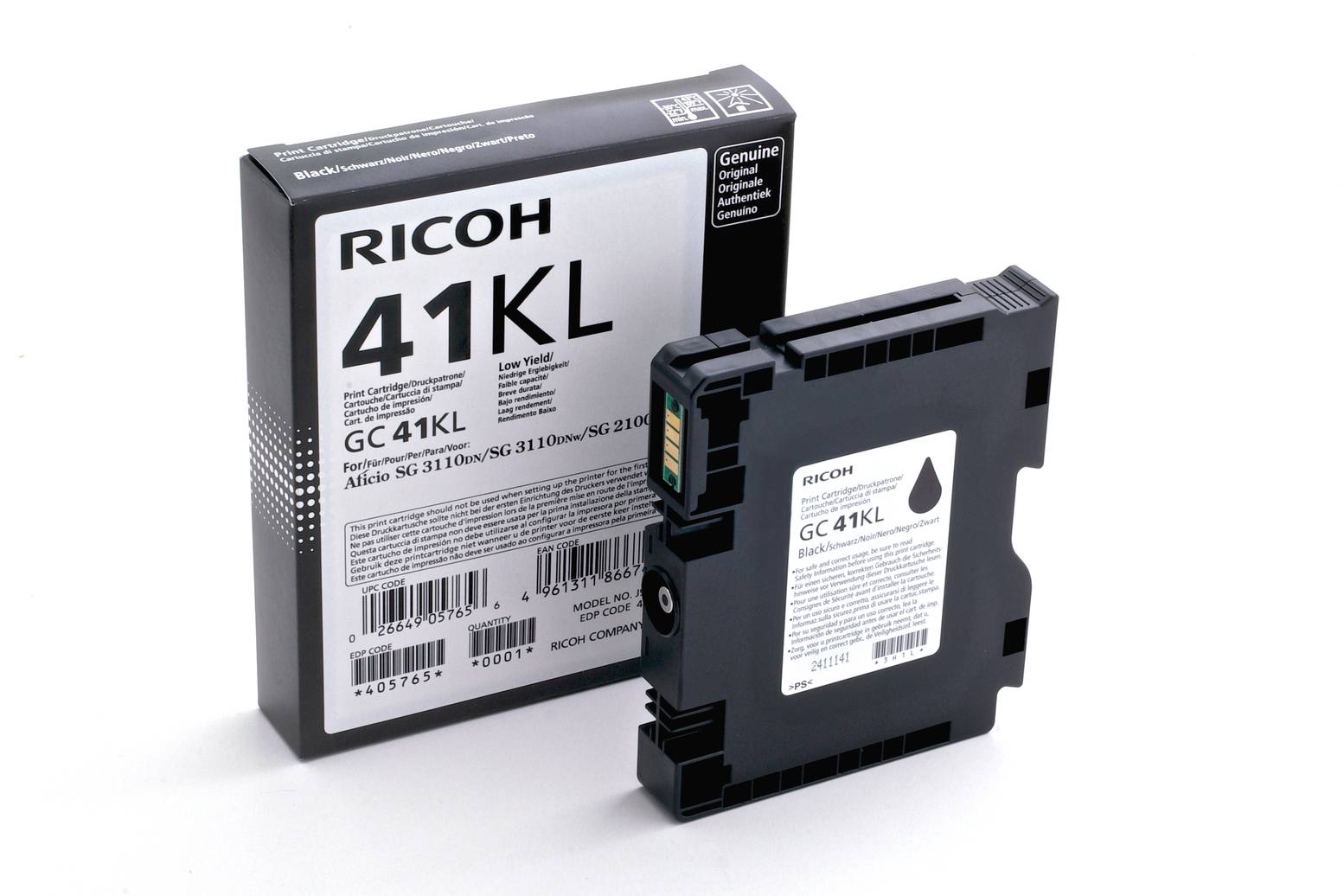 Rca Informatique - image du produit : LOW YIELD GEL CART. BLACK RICOH 0.51K