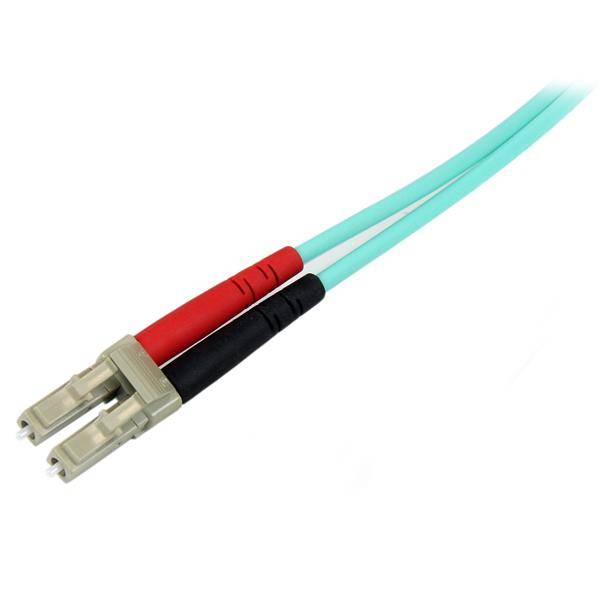 Rca Informatique - image du produit : 1M 10GB AQUAMULTIMODE 50/125 DU PLEX FIBER PATCH CABLE LC/LC