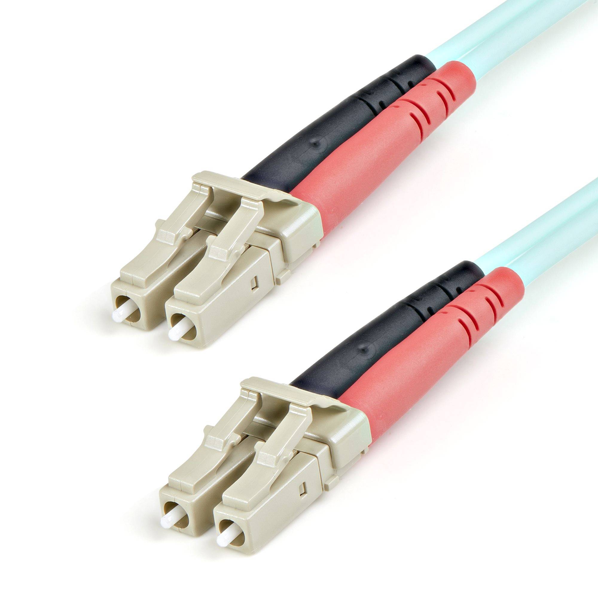 Rca Informatique - image du produit : 1M 10GB AQUAMULTIMODE 50/125 DU PLEX FIBER PATCH CABLE LC/LC