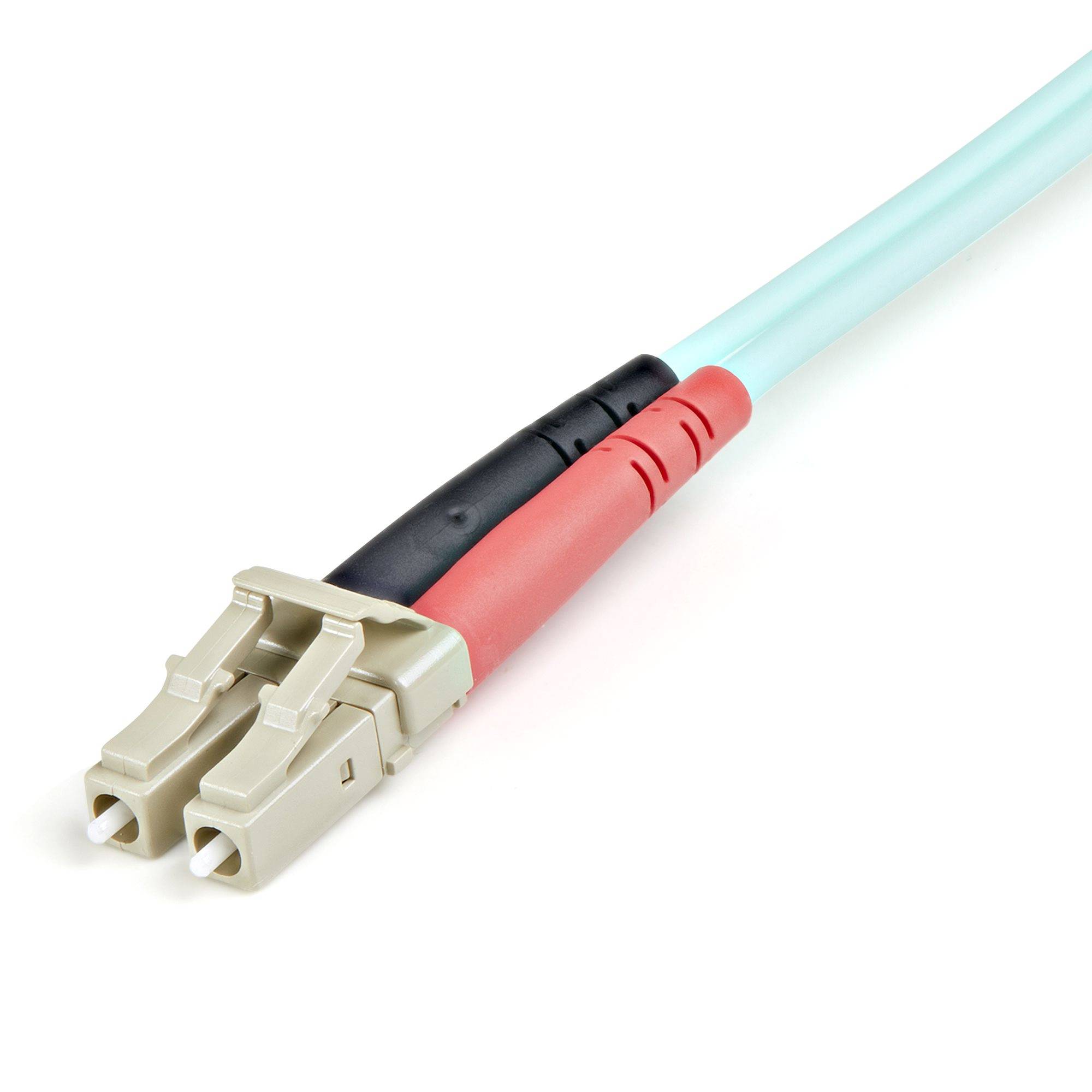 Rca Informatique - image du produit : 1M 10GB AQUAMULTIMODE 50/125 DU PLEX FIBER PATCH CABLE LC/LC