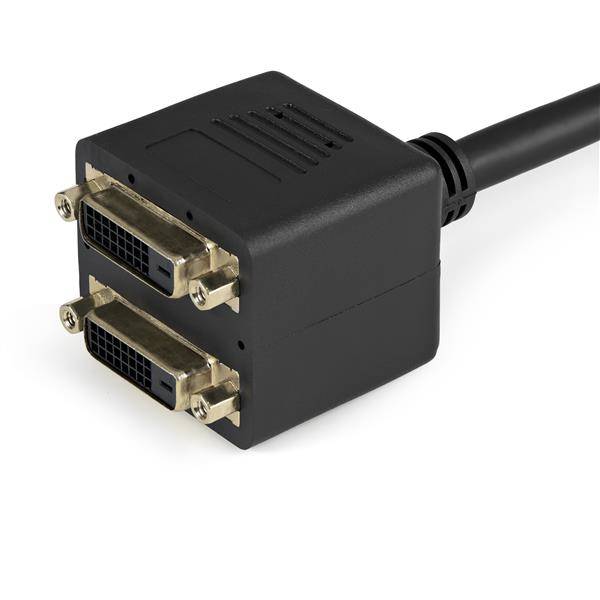 Rca Informatique - image du produit : DIGITAL VIDEO SPLITTER CABLE 1 FT DVI-D TO 2X DVI-D M/F