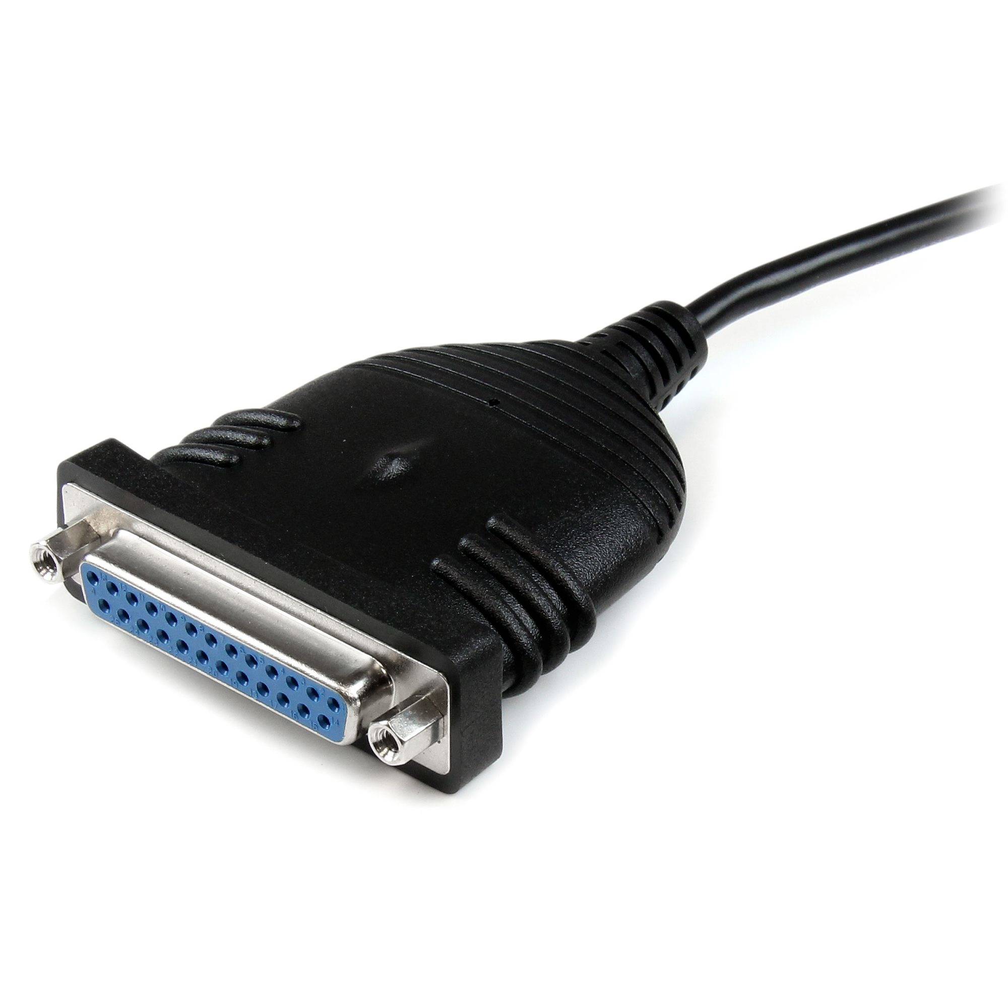 Rca Informatique - image du produit : CABLE ADAPTATEUR USB VERS DB25 POUR IMPRIMANTE 180M M/F