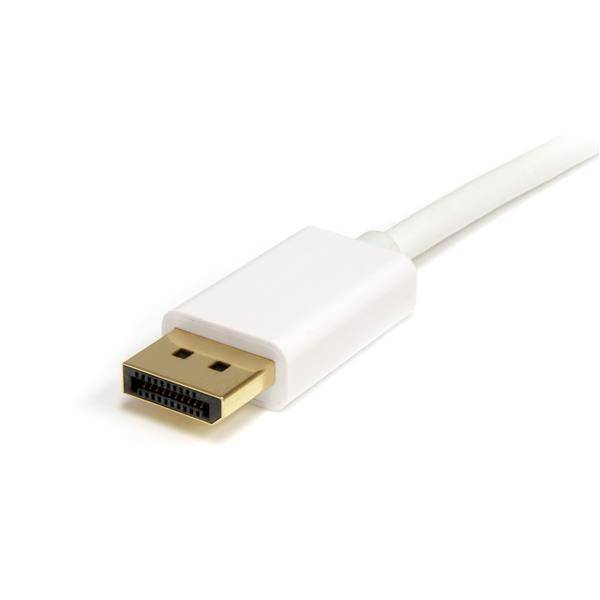 Rca Informatique - image du produit : CABLE ADAPTATEUR M/M MINI DISPLAYPORT VERS DISPLAYPORT