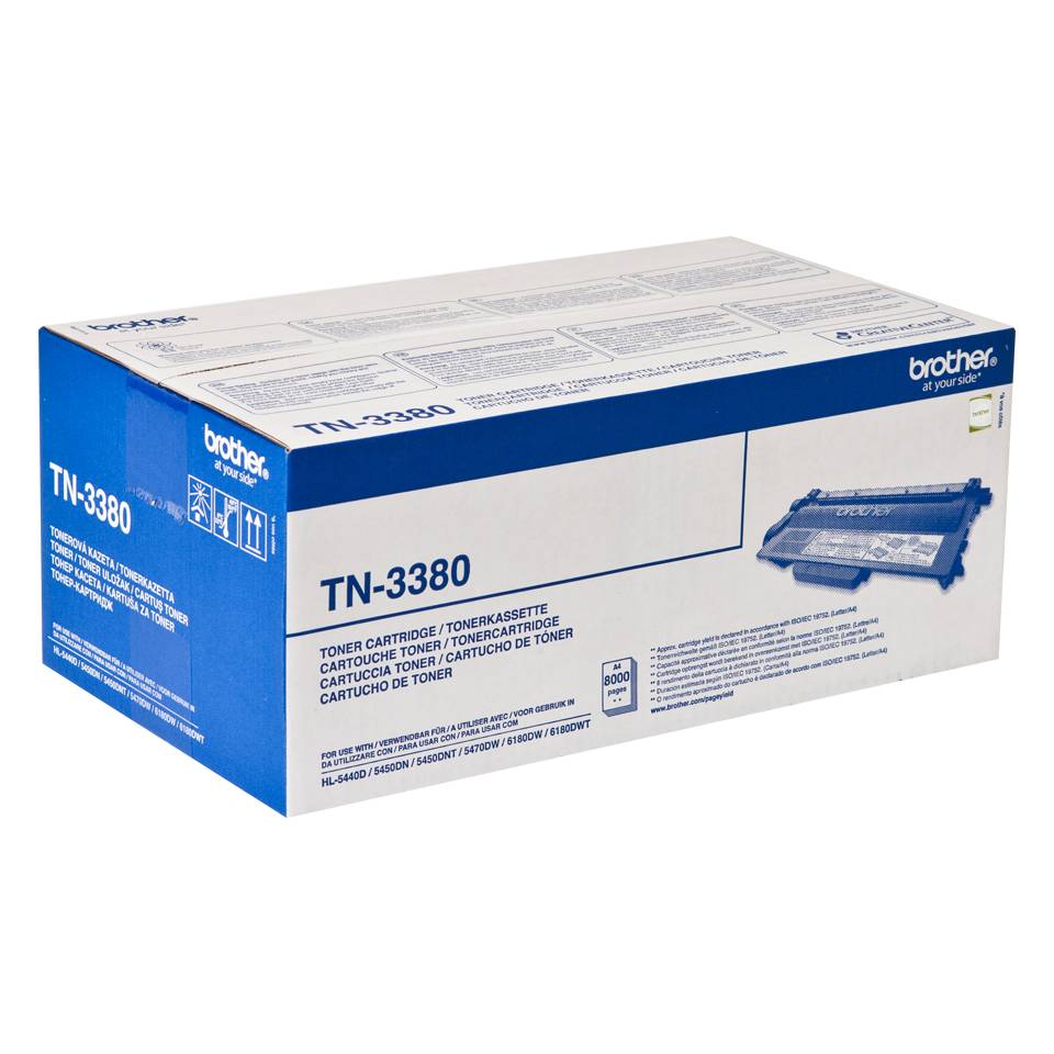 Rca Informatique - image du produit : TN-3380 KIT TONER 8000 PG F/ HL5440D/5450DN/5470DW