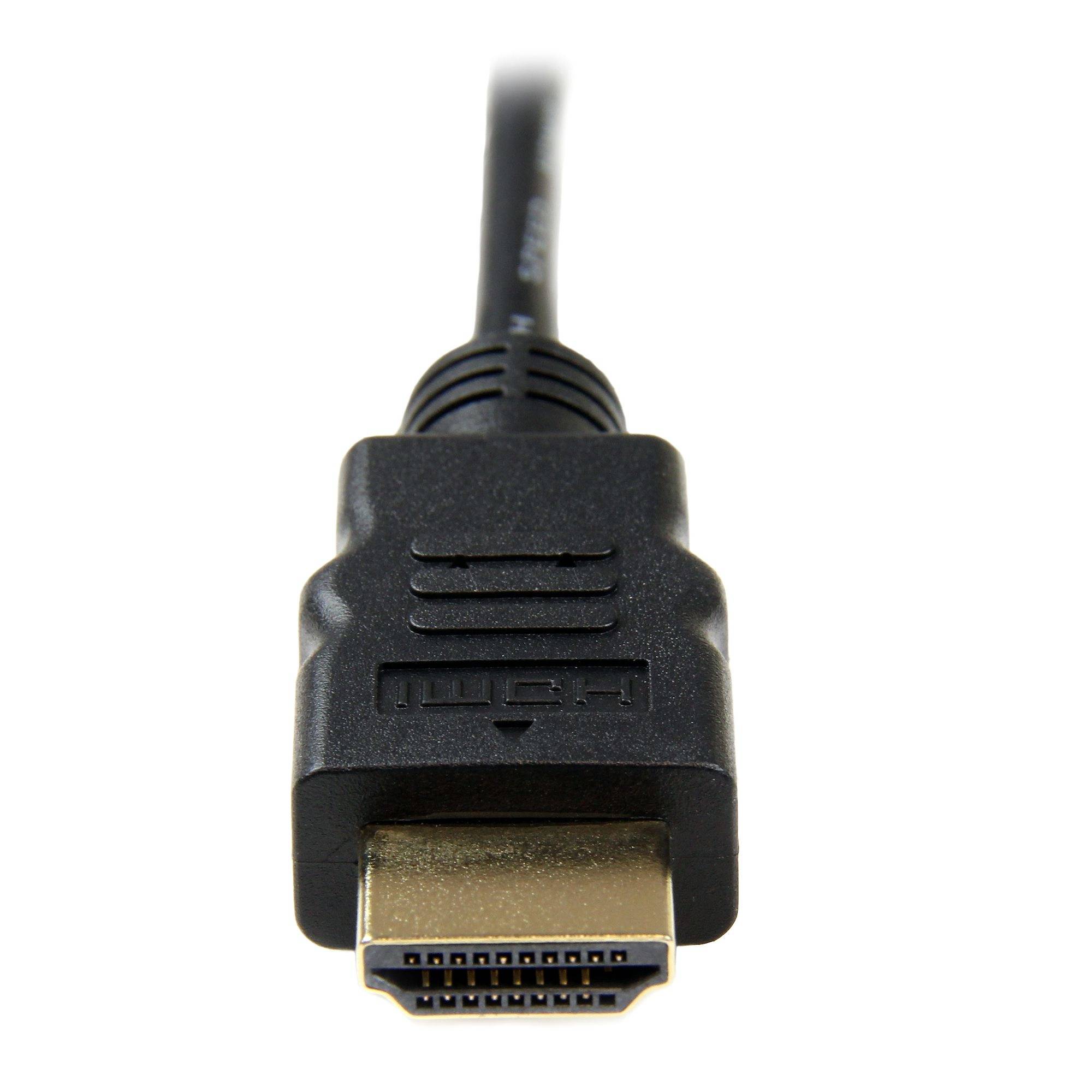 Rca Informatique - image du produit : CABLE HDMI HAUTE VITESSE AVEC ETHERNET 3M A VERS MICRO D M/M