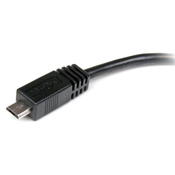 Rca Informatique - image du produit : CABLE ADAPTATEUR MICRO USB VERS MINI USB - M/F - 15CM