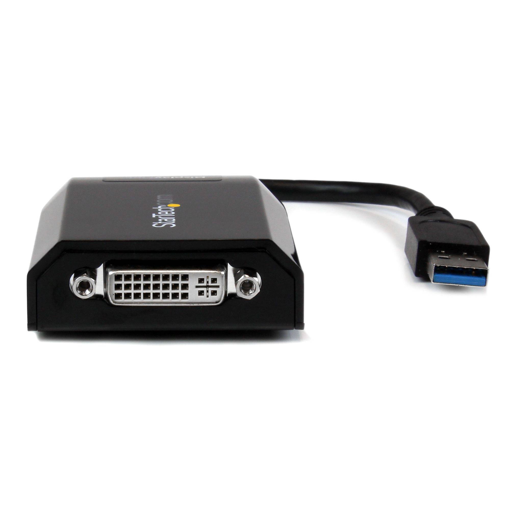 Rca Informatique - image du produit : CARTE VIDEO EXTERNE USB 3.0 VERS DVI