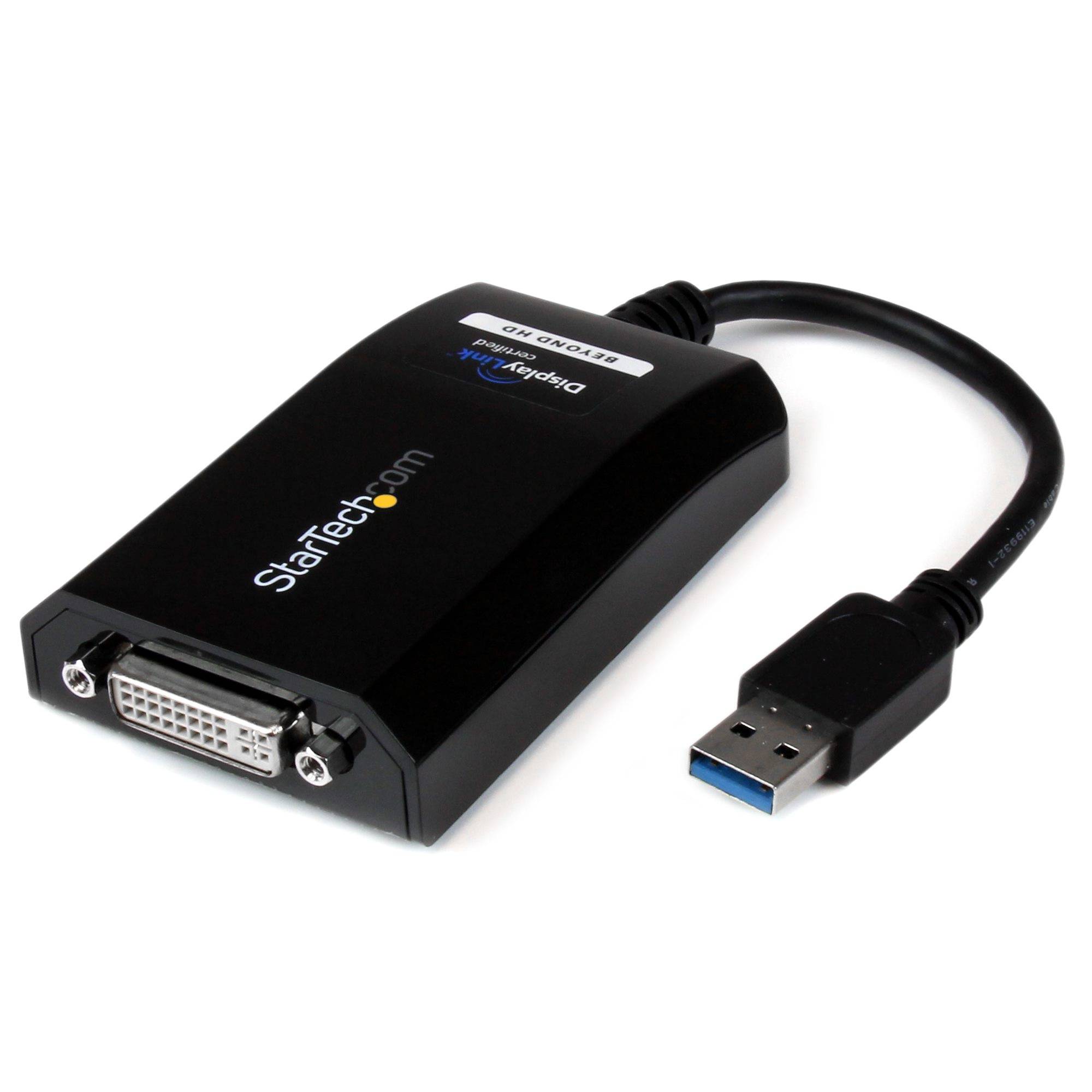 Rca Informatique - image du produit : CARTE VIDEO EXTERNE USB 3.0 VERS DVI